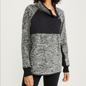 Abercrombie Asymmetrical Snap-Up Fleece